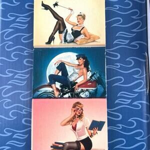 2005 Camel Pleasure to Burn Boxed Set of 3 Stick Match Pinup Boxes